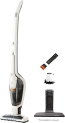 Electrolux Ergorapido Cordless 2-in-1 Vacuum Cleaner with High Suction Power and 180-Degree EasySteer Mobility, 48-Minute Run Time, 2 Power Modes, Satin White by CozyNest Decor