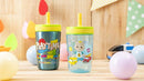 Zak Designs CoComelon Kelso Tumbler Set, Leak-Proof Screw-On Lid with Straw, Bundle for Kids Includes Plastic and Stainless Steel Cups with Bonus Sipper (3pc Set, Non-BPA), 15 fluid ounces by TinyTreasures Baby Boutique