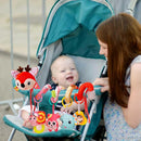 Stroller Toys, Car Seat Toys for Babies 0-6 Months Infants Activity Spiral Hanging Crib Toy Gift for Baby Boys and Girls 0 3 6 12 Months Newborn Sensory Toy with Rattles Squeaker Music- Red by TinyTreasures Baby Boutique