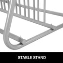 BestEquip 10 Holders Floor Bike Rack, 59" Length All-Steel Grid Bike Rack, 10-Bike Capacity Dual-Side Storage Stand for Garages Streets Yards Bike Events by GreenHaven Gardens
