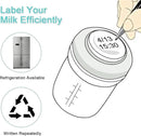 COMI Wide Neck Glass Breastmilk Collection n Storage Bottle, 6oz with Screw Ring Sealing Disk; Re-markable Sealing Disc. BPA Free, Fits Breast Pumps & Nipples (Pink Lids) by TinyTreasures Baby Boutique