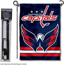 WinCraft Washington Capitals Garden Flag with Pole Stand Holder by GreenHaven Gardens