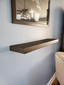Joel's Antiques 48 Inch Wooden Floating Shelves for Wall - 48x8x2 in - Made of Natural Wood - Long Heavy Duty Rustic Wall Shelves for Bedroom - Perfect for Living Room, Kitchen - Mocha by CozyNest Decor