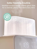Baby Bottle Warmer, Grownsy 10-in-1 Fast Bottle Warmer Accurate Temp Control, with LCD Display, Timer, Defrost, Sterili-zing, Keep 24H, Double Bottle Warmer for Breastmilk& Formula, Heat Baby Food by TinyTreasures Baby Boutique
