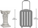 Design Toscano Corinthian Pedestal Column Plant Stand, Medium 29 Inch Tall, Cast Stone Resin, Antique Stone Finish by GreenHaven Gardens