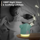 Baby Monitor with Camera and Audio, Split-Screen 1080P 2 Baby Cameras Lullabies WiFi Smartphone App Control Night Vision 4.3” Screen 2-Way Talk Temp&Humidity Sensor Motion & Cry Detection iOS/Android by TinyTreasures Baby Boutique