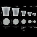 Large Clear pots for Plants,10 Sets 5/6/7/8/9 inch Thick Plastic Nursery pots for Plants with Drainage Holes for Monstera Plant Live,Succulents etc - Indoor and Outdoor use by GreenHaven Gardens