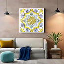 The Gears Clock Wall Clock Italy Collection with Moving Gears (Minori, 36 inch Square) by CozyNest Decor