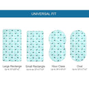 Bassinet Sheet 4 Pack for Baby Boys, Bassinet Sheets Ultra Soft Universal Fit for Most Rectangle, Oval, Hourglass Bassinet Mattress, Bassinet Sheets, Navy by TinyTreasures Baby Boutique