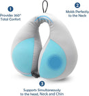 MOOB Kids Travel Pillow for Car Seat Kids U-Shape Travel Neck Pillow Support Children Stroller Pillow Blue by TinyTreasures Baby Boutique