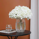 Tifuly Hydrangea Artificial Flowers with Stems 12pcs Fake Hydrangea Silk Flowers Faux Hydrangea Flowers Heads for Wedding Centerpiece Home Party Baby Shower Decor（Off White） by CozyNest Decor