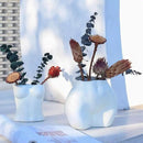 FROZZUR Body Plant Pot Butt Vase, Female Flower Pot, Resin Modern Boho Planter, White, Oval, Drainage Holes, Indoor, Table Top, Home Decor by GreenHaven Gardens