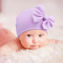 BQUBO Newborn Baby Hats Mittens Set Hospital Hat Beanie Infant Bow Hats Baby Gloves No Scratch Mittens for 0-6 Months by TinyTreasures Baby Boutique