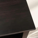 Sauder Miscellaneous Storage 5 Bookcase/Book Shelf, L: 35.28" x W: 13.23" x H: 69.76", Estate Black by CozyNest Decor