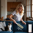 Double Sided Self-Cleaning Pet Hair Remover for Laundry, Dog Hair Remover, Cat Hair Remover, Pet Lint Roller Brush, Magic Cleaner Brush, Lint Brush Clothes, Pet Lint Brush A (Pink) by CozyNest Decor