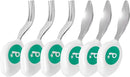 doddl 6-piece Spoon and Fork Set (3 Pairs) - Learn to use Toddler Silverware in Minutes, Toddler Utensils 1 year old & up, Baby Led Weaning Supplies by TinyTreasures Baby Boutique
