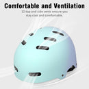 Skateboard Bike Helmet for Adults Women Men Youth Kids (2-3-5-8-14+ Years Boys Girls) - Lightweight Multi-Sport Adjustable Helmets for Bicycle Skateboard Scooter Skate Cycling by TinyTreasures Baby Boutique