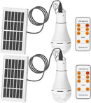 Solar Light Bulb Portable 350LM Solar Powered Camping Light Led Lantern Outdoor for Lamp Light Hiking Fishing Tent Indoor Shed Chicken Coop Hurricane Emergency with USB Chargeable by CozyNest Decor