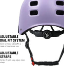 Youth Kids Bike Helmet, Skateboard Bicycle Helmet for Age 5-8-10-12-14 Teen Boys Girls Adjustable and Multi-Sport for Scooter Roller/Inline Skate by TinyTreasures Baby Boutique