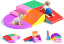 Lischwert Foam Climbing Blocks for Toddlers, Baby Climbing Blocks Soft Play Climbing for Toddlers with Foldable Block and Tunnel Indoor Climbing Toys for Toddler 1-3, 6 Pieces by TinyTreasures Baby Boutique