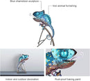 Tooarts Metal Chameleon Sculpture Wild Animal Figurine Indoor Outdoor Decoration Yard Statue for Home and Fairy Garden Decor by GreenHaven Gardens