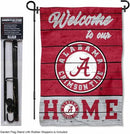 College Flags & Banners Co. Alabama Crimson Tide Welcome to Our Home Garden Flag with Stand Holder by GreenHaven Gardens