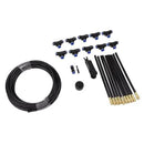 Haofy Drip Irrigation Kit, 360° Bendable Watering System Adjustable Bendable Nozzle Copper Sprayer atomizing System for Garden Yard Lawn Patio Plants Flower Bed (US Standard) by GreenHaven Gardens