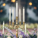 GenSwin Flameless White Taper Candles Flickering with 10-Key Remote, Battery Operated Led Warm 3D Wick Light Window Candles Real Wax Pack of 6, Christmas Home Wedding Decor(0.78 X 9.64 Inch) by CozyNest Decor
