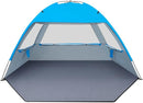 Gorich Beach Tent Sun Shelter for 3/4-5/6-7/8-10 Person with UPF 50＋ UV Protection, Lightweight & Easy Setup Beach Shade Canopy, Portable Beach Shade Tent Beach Cabana by TinyTreasures Baby Boutique