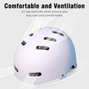 Skateboard Bike Helmet for Adults Women Men Youth Kids (2-3-5-8-14+ Years Boys Girls) - Lightweight Multi-Sport Adjustable Helmets for Bicycle Skateboard Scooter Skate Cycling by TinyTreasures Baby Boutique