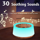 ColorsNoise Sound Machine and White Noise Machine with 30 Soothing Sounds with 12 Colors Baby Night Light with Memory Function (T-Wood) by TinyTreasures Baby Boutique