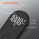 iHealth No-Touch Digital Forehead Thermometer for Adults, Babies, Kids - FSA HSA Eligible, 3 Ultra-Sensitive Sensors, Quiet Vibration Feedback, Large LED Digits, Easy to Use for Home, PT3 Black by TinyTreasures Baby Boutique