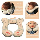 Baby Neck Pillows, Comfortable Baby Travel Head Neck Support for Car Seat Stroller Pushchair, Soft PP Cotton Travel Cushion for 0-1 Year Old Toddler Infant Newborn, Dogs by TinyTreasures Baby Boutique