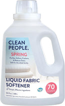 The Clean People Liquid Fabric Softener - Softens & Removes Static Cling - Vegan (50 Fl Oz, Spring) by TinyTreasures Baby Boutique