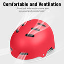 Skateboard Bike Helmet for Adults Women Men Youth Kids (2-3-5-8-14+ Years Boys Girls) - Lightweight Multi-Sport Adjustable Helmets for Bicycle Skateboard Scooter Skate Cycling by TinyTreasures Baby Boutique