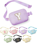 YOOLIFE Birthday Gifts for 4 5 6 7 8 9 10 11 12 13 14 Year Old Girls - Initial Fanny Pack Belt Bag Purse for Girls Teens Daughter Sister Niece, Personalized Trendy Stuff for Teen Girl Kids | Purple Y by TinyTreasures Baby Boutique