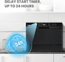 COMFEE’ Countertop Dishwasher, Energy Star Portable Dishwasher, 6 Place Settings & 8 Washing Programs, Speed, Baby-Care, ECO& Glass, Dish Washer for Dorm, RV& Apartment, Black by CozyNest Decor