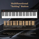 61-Key Portable Electronic Keyboard Piano Complete Digital Piano Set with Stand and Stool by LJGDeals