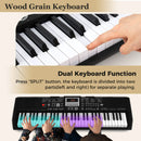 61 Keys Portable Keyboard for Beginners Electric Piano Keyboard Kit with 200 Rhythms and 200 Tones-Black by LJGDeals