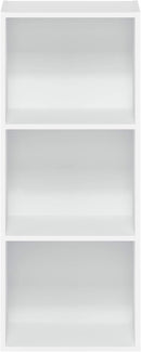 Furinno Luder Bookcase / Book / Storage , 3-Tier, White by TinyTreasures Baby Boutique