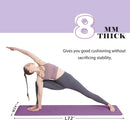 UMINEUX Yoga Mat Extra Thick 1/3'' & 2/5" Non Slip Yoga Mats for Women Eco Friendly TPE Fitness Exercise Mat with Carrying Sling & Storage Bag by TinyTreasures Baby Boutique