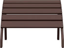 WestinTrends Dylan Outdoor Patio HDPE Adirondack Ottoman Footrest, Dark Brown by CozyNest Decor