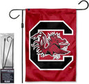College Flags & Banners Co. South Carolina Gamecocks Garden Banner Flag with Stand Pole Holder by GreenHaven Gardens