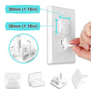 Outlet Covers (55 Pack) with Hidden Pull Handle Baby Proofing Plug Covers 3-Prong Child Safety Socket Covers Electrical Outlet Protectors Kid Proof Outlet Cap by TinyTreasures Baby Boutique