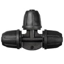 Upgraded 1/4" Drip Irrigation Tee Fittings：24 Pieces Leak Free Lock Barbed 3 Way Tee Connectors for 1/4 Inch Irrigation Tubing Quick Connect Parts for Garden Landscape System by GreenHaven Gardens