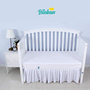 Zippered Crib Mattress Protector - Waterproof Crib Mattress Encasement, Breathable and Absorbent, 6 Sides Fully Encased Cover, 2 Pack, Microfiber by TinyTreasures Baby Boutique