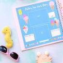 Lucy Darling Little Beach Babe Baby Memory Book – First 5 Years Journal & Photo Album, Baby Girl Keepsake, Unique Scrapbook Album, Mom Gift by TinyTreasures Baby Boutique