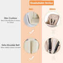 BABY JOY 3 in 1 High Chair, Baby Eat & Grow Convertible Wooden High Chair/Rocking Chair/Booster Seat/Toddler Chair, Infant Dining Chairs w/Double Removable Tray, 5-Point Seat Belt & PU Cushion, Beige by TinyTreasures Baby Boutique