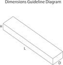 Modern Floating Shelves 3 Inches Thick for Wall, Wide Shelves for Kitchen, Living Room, Bedroom, and Bathroom, Natural Pine Wood, Rustic Wooden Shelf, (Set of 2) (Aged Oak, 48Lx3Hx6D) by CozyNest Decor