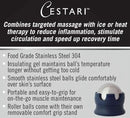 Massage Ball Hot Cold Roller Ball - Relieve Muscle Pain Fast - Stainless Steel Gel Balls for Heat or Ice Therapy-Feet Pain-Plantar Fasciitis-Back Ache-Myofascial Release–Deep Tissue Trigger Points by CozyNest Decor